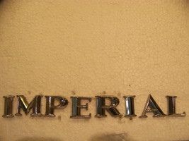 1964 1965 Chrysler Imperial Trunk Lid Emblems Oem Set - £102.89 GBP