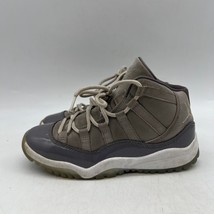 Jordan 11 Retro 378039-005 Kids Grey High Top Lace Up Sneaker Shoes Size... - $24.74