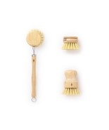 PLANT OATH | Bamboo Dish Brush Set #15 | Eco-Conscious Kitchen Cleaning Set - $455.99 MXN