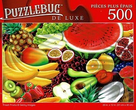 Fresh Fruits - 500 Pieces Deluxe Jigsaw Puzzle - $11.87