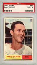 1961 Topps Gary Geiger #33 PSA 9 P1310 - £56.96 GBP