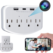 Hidden Wifi Spy Camera Wall Charger with Hidden Cameras Outlet HD 1080 - £75.99 GBP