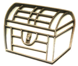Treasure Pirate Chest Buried Gold Nautical Ship Captain Cookie Cutter USA PR2380 - £3.20 GBP