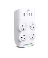 360 Electrical Revolve Wall Tap Power Surge Protector with 4 USB Ports, ... - $927.10 MXN