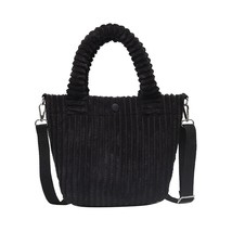 Oft corduroy shoulder bag fashion leisure crossbody bags solid color lady handbag women thumb200