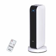 Optimus 17 in. Oscillating Tower Heater w/ Remote, Digital Temperature R... - $101.29