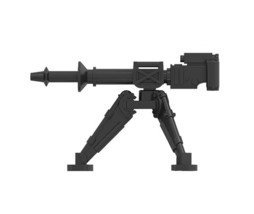 PAPBRIKS Scifi Black Future Weapon Heavy Cannon Gun laser Space for Cust... - $5.50