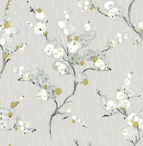 Grey Mirei Peel And Stick Wallpaper, Nuwallpaper Nu2679 - £32.44 GBP