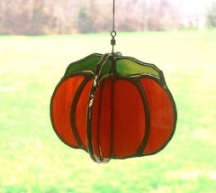 Stained Glass Pumpkin Twirler Mobile - £31.97 GBP