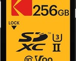 Kodak SDXC 256GB UHS-II U3 V90 Ultra Pro Memory Card - Up to 300MB/s Rea... - $315.99