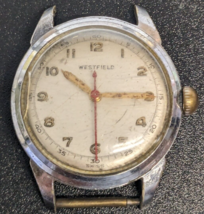 Vintage Men&#39;s Westfield 7 Jewel Watch Movement 10ZCC for Parts/Repair - $24.74