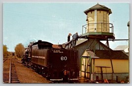 Black River &amp; Western Railroad Steam Locomotive No.60 At Ringoes NJ Postcard D43 - £4.72 GBP