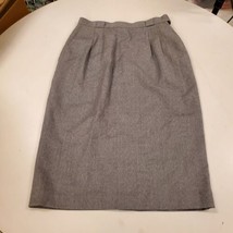 Liz Claiborne Collection Women&#39;s Gray Skirt Petite 12 - $39.59