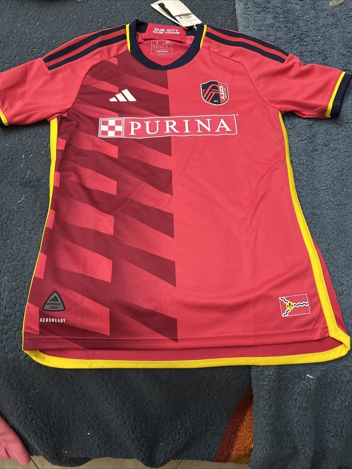 $90 Adidas St. Louis City SC Authentic Soccer Jersey HI1840 Mens Small NWT - $58.95