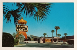 South of the Border Pedro Restaurant Palm Trees Cars Carolina SC Postcard c1970s - £3.98 GBP