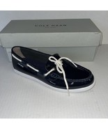 Cole Haan Nantucket Camp Moc Boat  Patent Leather Slip On Loafer Shoe Si... - £38.93 GBP