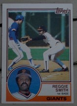 Reggie Smith, Giants,  1983 #282 Topps Baseball Card GD COND - £0.77 GBP