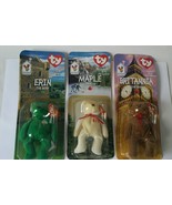 Ty Beanie Baby Maple Erin Britannia The bear 3 New in Pack w/ hangtags 1999 - $8.42