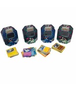 Lot of (4) Pokemon Trading Card Game EMPTY TIN BOXES - Plus Added Bonus ... - £21.26 GBP