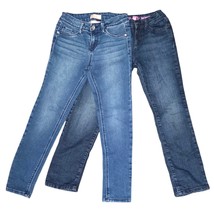 Girls Skinny Jeans Lot Size 8 - Children&#39;s Place &amp; Squeeze Blue Denim - $12.25
