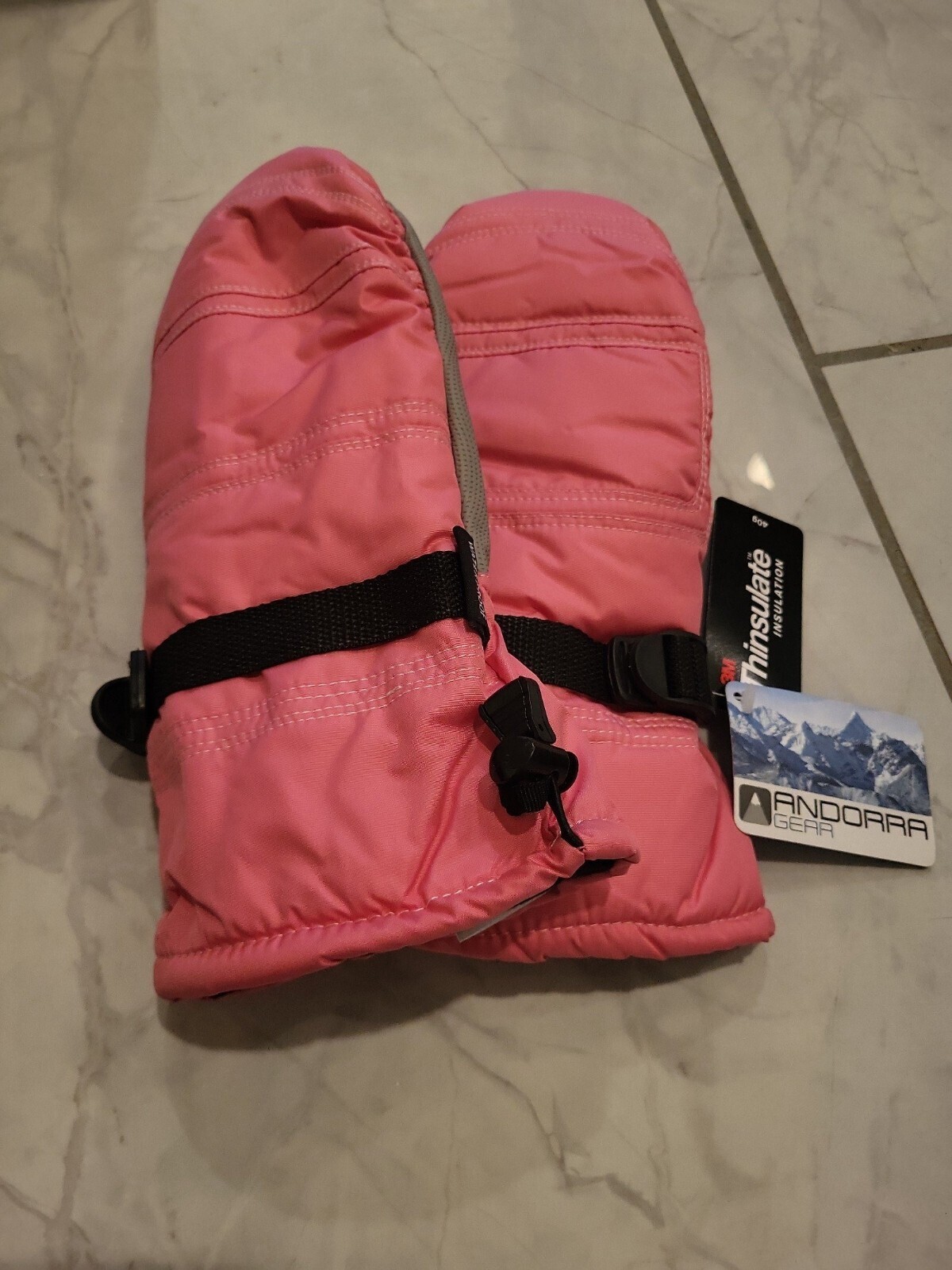 Women's Andorra Gear Pink Winter Snow Ski Waterproof Mittens M/L Item image 2