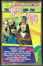 The Mamas and The Papas - 18 Greatest Hits - MC Cassette [MC-08] Made in... - $18.51