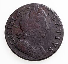 1698 Great Britain 1/2 Penny Coin in Very Fine Conditon KM # A483.1 - $267.04