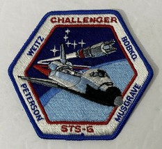 STS-6 SPACE SHUTTLE CHALLENGER CREW MISSION PATCH w/ WEITZ MUSGRAVE BOBK... - $8.04