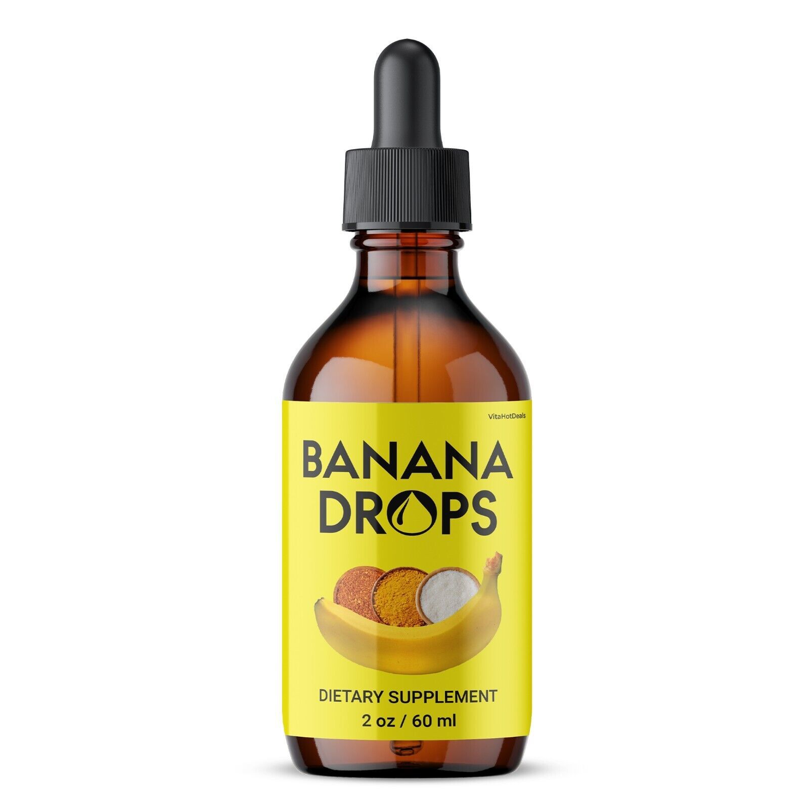 1 Pack Banana Drops Advanced High Potency Formula, Liquid Supplement