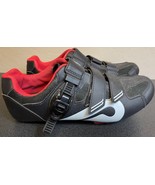 Peloton Cycling Shoes Size 43 US Men&#39;s 10 / Women’s 12 Black w/ Cleats - $44.99