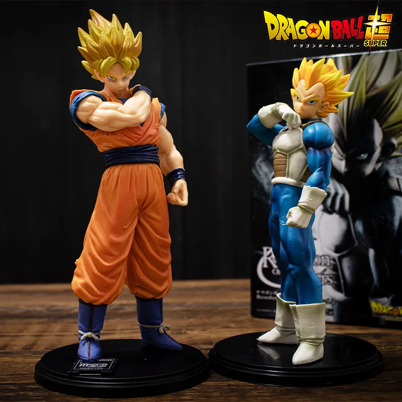 Bandai Dragon Ball 22cm Son Goku Vegeta Figure Super Saiyan Figure Anim - $14.17+