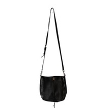 Rebecca Minkoff Darren Black Pebble Leather Crossbody Shoulder Bag Purse... - $45.00