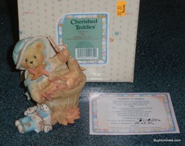 Cherished Teddies FALLING FOR YOU Pat Figurine #141313 Fall Season With Box! - £4.66 GBP