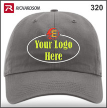 Richardson 320 Dad Hat Customized  with Your Embroidered Logo - $31.95