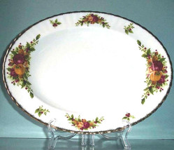 Royal Albert Old Country Roses christmas Version Oval Serving Platter 13... - $82.90