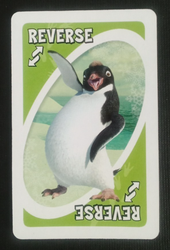 2006 Happy Feet Uno Card Green Ramon Reverse Card - $4.84