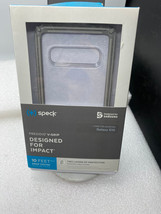 Speck Presidio V-Grip Series Case for Samsung Galaxy S10 - Clear / Gray - £1.58 GBP