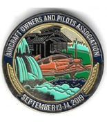 AOPA Aircraft Owners &amp; Pilots 2019 Tullahoma TN Fly In CHALLENGE COIN TOKEN - $922.49 MXN