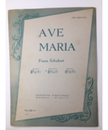 1941 AVE MARIA Sheet Music Classic Series Manhattan  Franz Schubert - £11.95 GBP