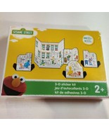 Sesame Street 3-D Sticker Playset Kit - 150 Stickers &amp; 5 Punch-Out Backg... - $9.62