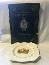 England The Illustrated London News Coronation Record Number 1937 Book &amp; Plate - £80.36 GBP