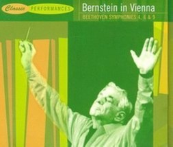 Bernstein in Vienna- Beethoven: Symphonies Nos. 4, 6 &amp; 9 Cd - £7.50 GBP