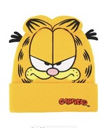 GARFIELD Classic Comic Cuff Beanie With 3D Whiskers &amp; Ears! Adult One Si... - $222.21 MXN