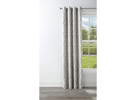Amherst 84-in Ash Blackout Thermal Lined Grommet Single Curtain Panel - $29.03