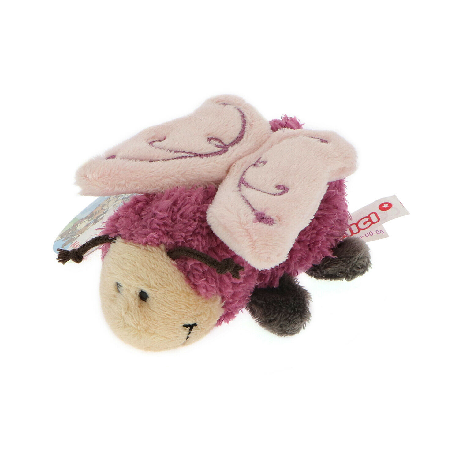 Primary image for MagNICI Butterfly Pink Stuffed Toy Magnet in Paws 5 inches 12 cm