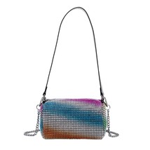 Crystal Rhinestone Evening Crossbody Bags for Women   Bling Purse Mini Handbag C - £71.61 GBP