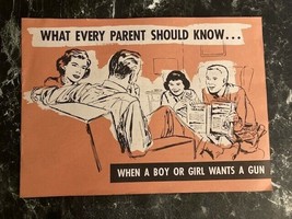 1960 Sporting Arms Ammunition &quot;What Every Parent Should Know When a Boy or Girl  - £4.01 GBP
