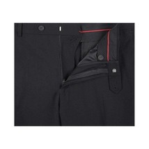 Men RENOIR Suit Solid Two Button Business Formal Classic Regular Fit 201-1 Black image 5