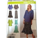 Simplicity Pattern 2737 -Misses Pants Skirt &amp; Tunic Top Size AA 10-18 Uncut - £4.65 GBP