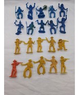Lot Of (20) Vintage 1960s Cowboys Vs Indians Orange Yellow Blue Toy Sold... - €27,17 EUR